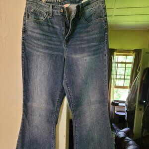 Laurie Felt Rose Petal Denim Flare jean